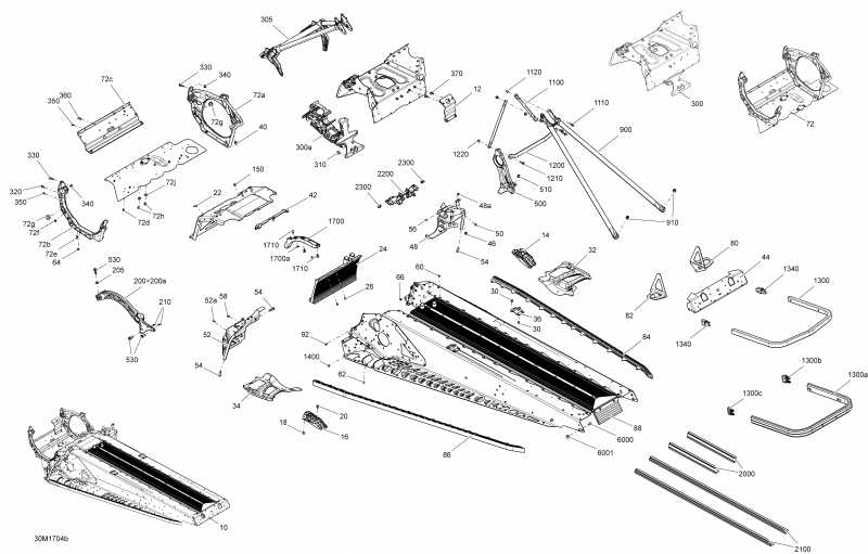  BRP SkiDoo - Frame 1200 4-tec