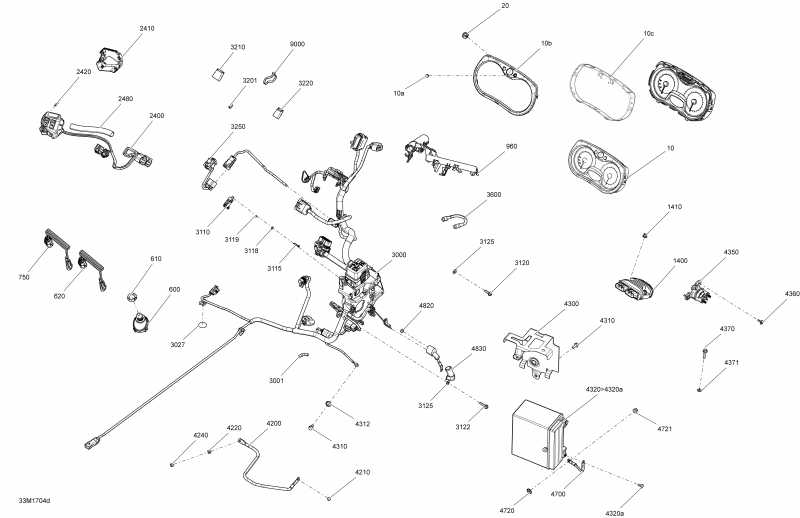 snowmobile SKIDOO ����������� MXZ - 4-STROKE, 2017 - ��������� System 1200 4-tec