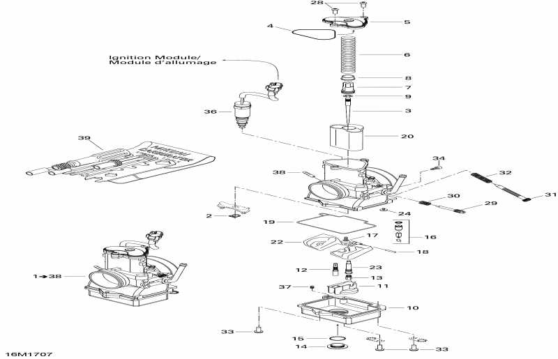 MXZ 600 RS, 2017 - Carburetor