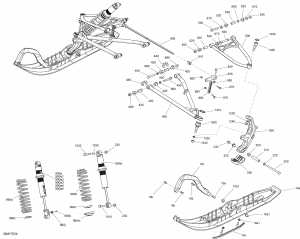 07- �������� �������� � ���� - Package Backcountry_backcountry X With 800r E-tec (07- Front Suspension And Ski - Package Backcountry_backcountry X With 800r E-tec)