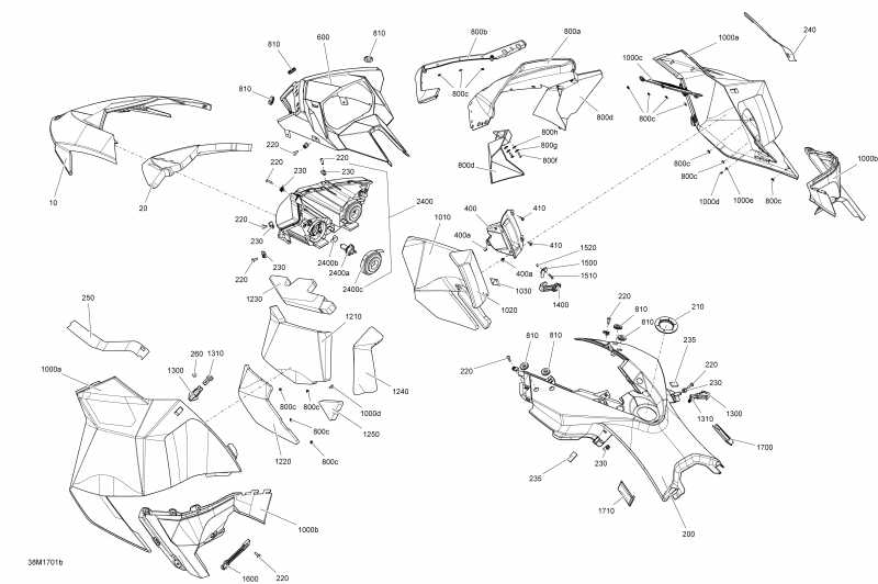 SkiDoo RENEGADE - 2-STROKE - 600 CARB_600HO E-TEC_800R E-TEC, 2017 - Hood Package Sport