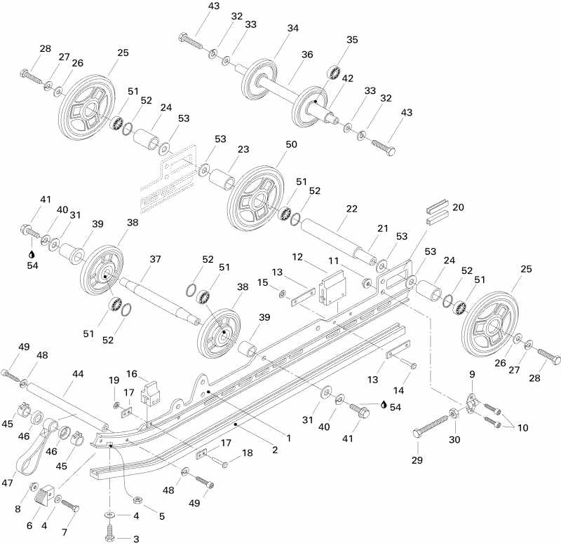 ��������  Formula III LT, 1996 ������ - Rear Suspension Iii Lt