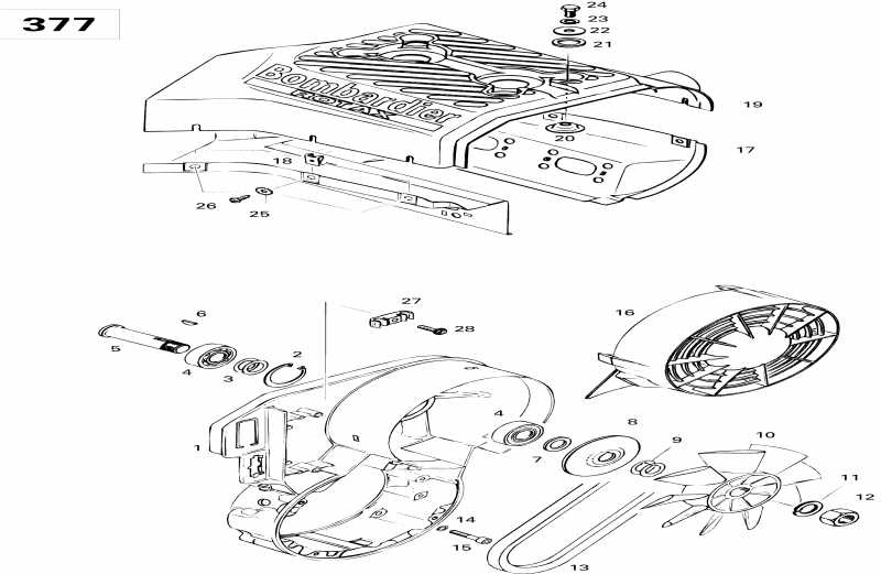 BRP SkiDoo Formula S, 1996 - Cooling System (377)