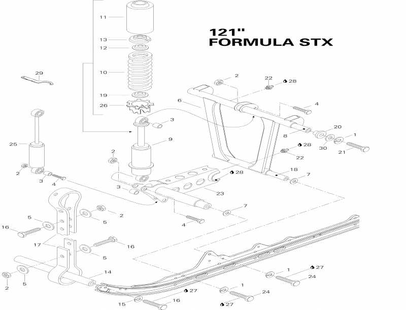 BRP Formula STX, 1996 - Front  Stx