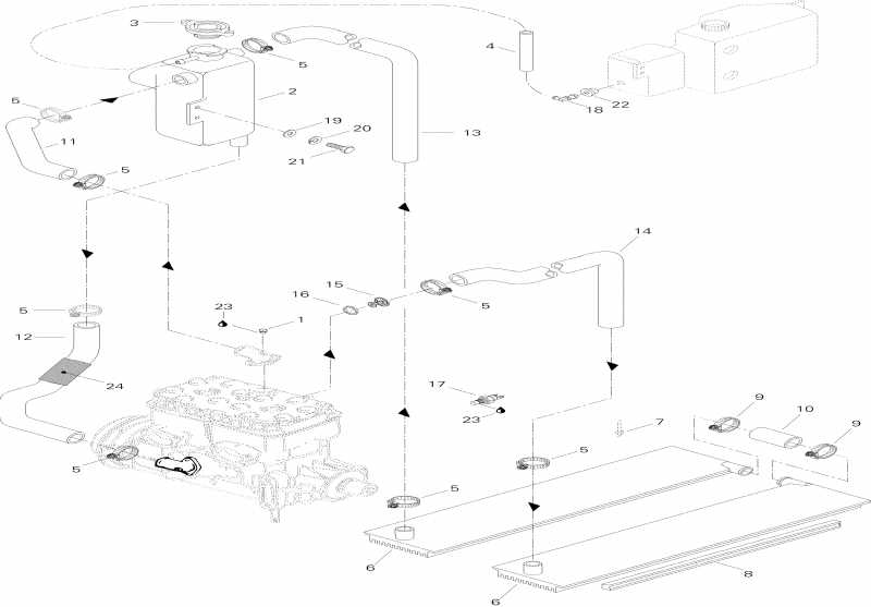  Skidoo - Cooling System Stx Lt
