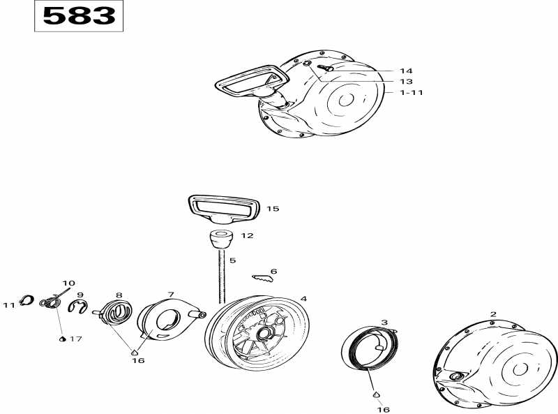  Skidoo Formula Z, 1996  - Rewind  583