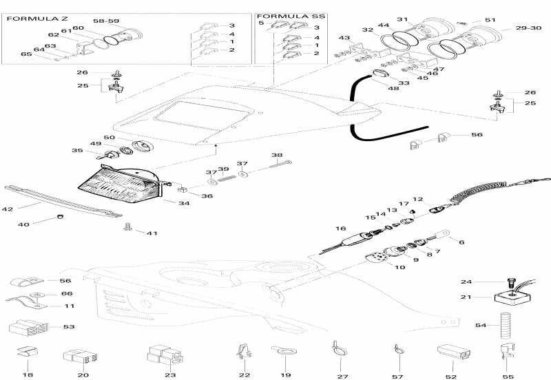 �������� Skidoo Formula Z, 1996 - Electrical System Formula Z