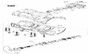 01-   (580) (01- Crankcase (580))