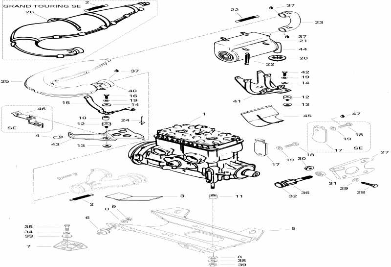 �������� Skidoo Grand Touring 580, 1996 ������ - ��������� � ��������� S����port 580