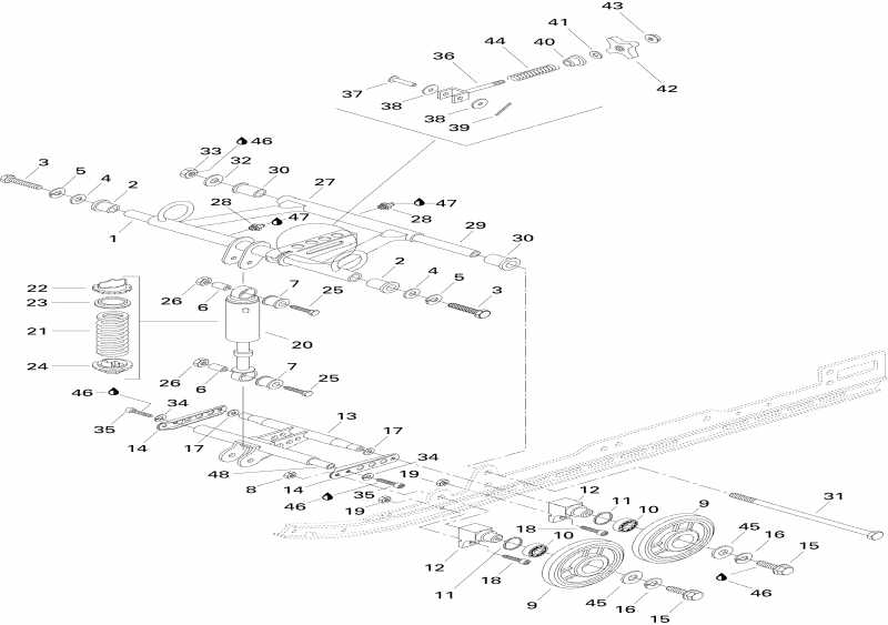  ski-doo  Mach Z, 1996 - Front  Mach 1, Z