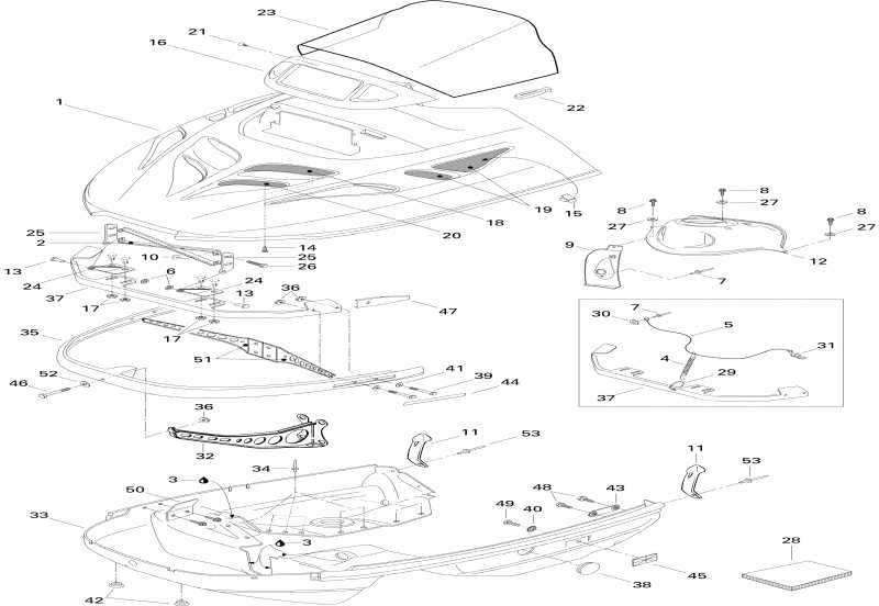 Ski Doo - Cab  Console