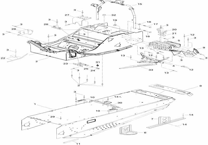  SKIDOO - Frame And Components