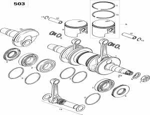 01-    503 (01- Crankshaft And Pistons 503)