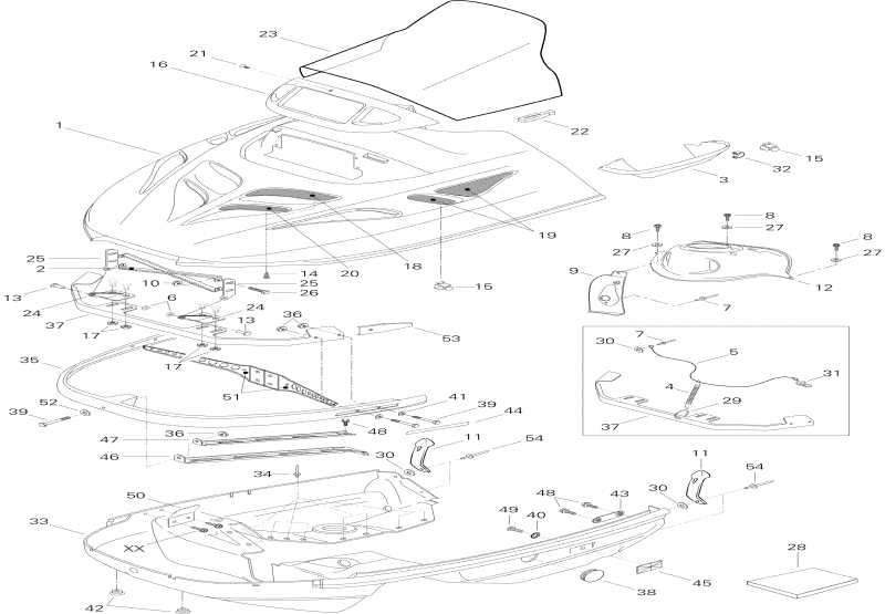 SkiDoo Skandic 500, 1996 - Cab � Console