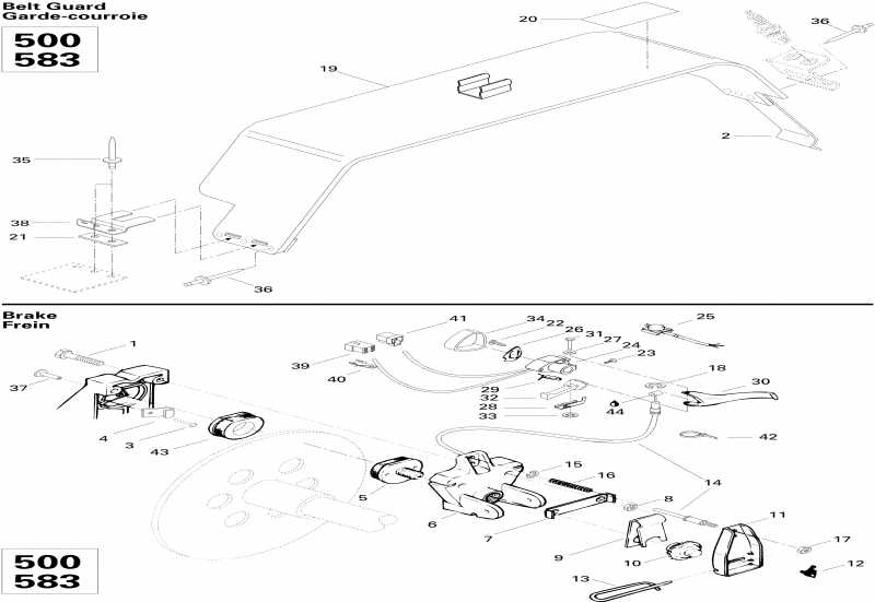 Skidoo Summit 500, 1996 - Brake 500, 583