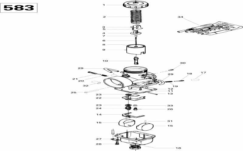  SKIDOO  Summit 583, 1996 -  583
