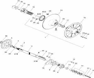 05-   583 (05- Driven Pulley 583)