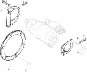 04-   E, E Lt, Le (04- Electric Starter Bracket E, E Lt, Le)