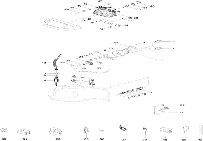  Ski-doo Touring E, 1996  -  System E, E Lt