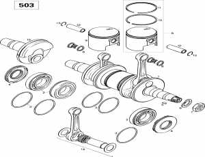 01-    503 (01- Crankshaft And Pistons 503)