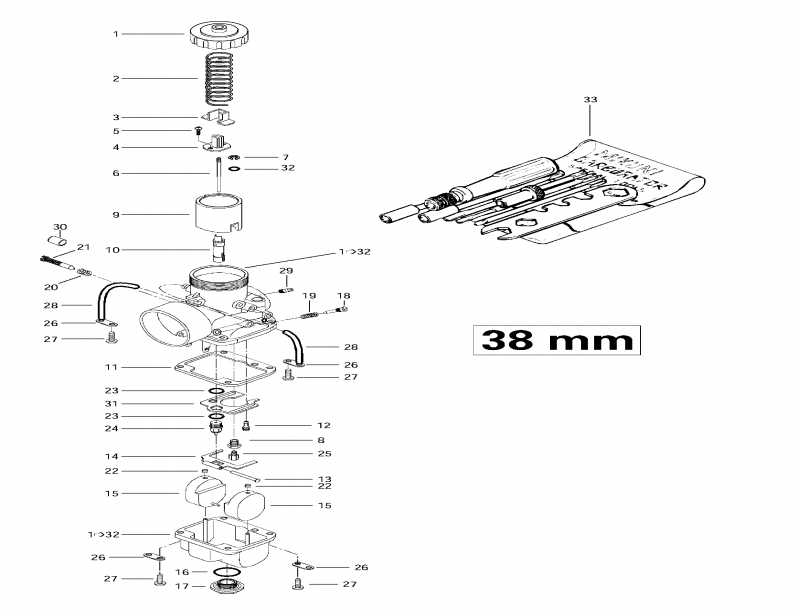   Formula 583, 1997  - Carburetors (38 Mm)