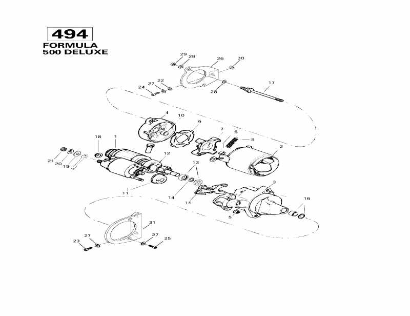 Ski Doo Formula 583, 1997 - Electric Starter