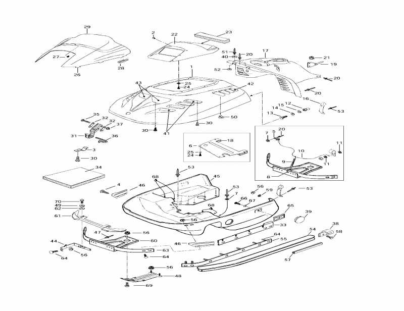 �������� Skidoo Formula III LT, 1997 - Cab, Console