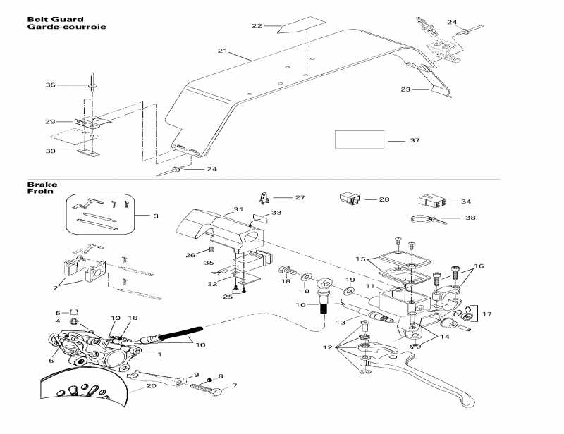 BRP  Formula S, 1997 - Hydraulic   Belt Guard