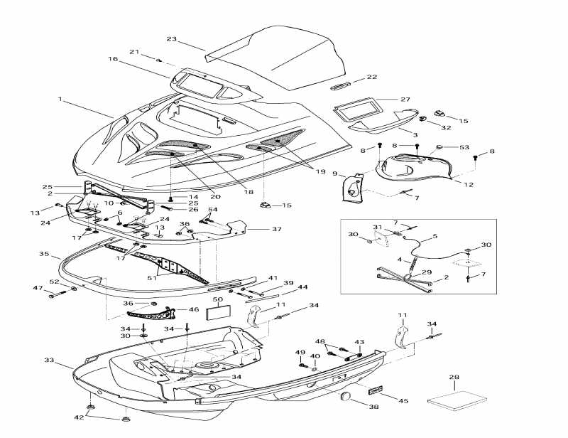  Skidoo Formula S, 1997 - Cab, Console