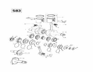 01-    (583) (01- Crankshaft And Pistons (583))