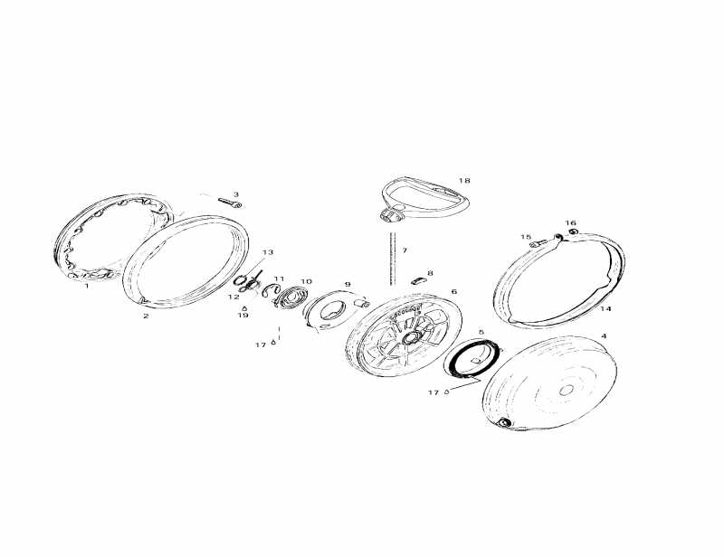 ski-doo Formula Z, 1997 - Rewind Starter