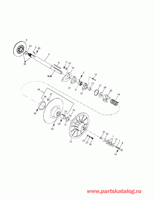 �������� Skidoo Grand Touring 500/583, 1997 - ������� ����