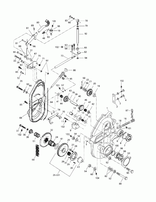  Grand Touring 500/583, 1997 - Transmission
