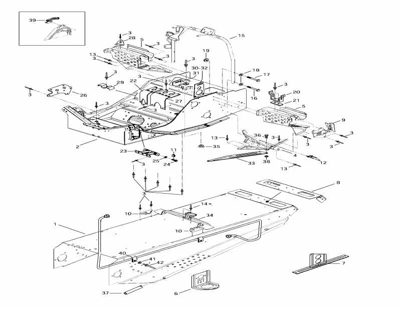 ski-doo - Frame And Accessories