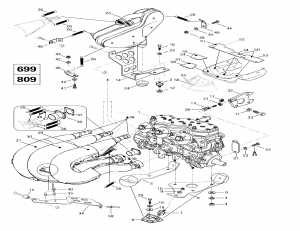 01-  Sport  Muffler (699, 809) (01- Engine Support And Muffler (699, 809))