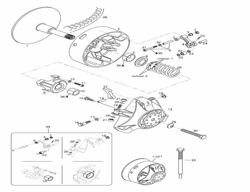 Ski Doo - Drive Pulley