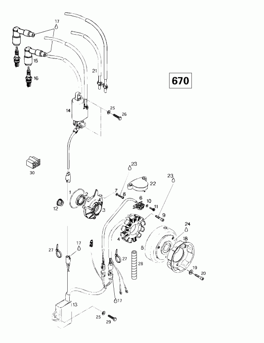   MX Z 440 F/Z 583/Z 670 1997 -  12v 220w (670)