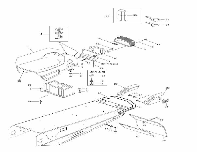  Ski-doo - Seat And Accessories