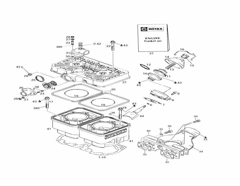  - Cylinder, Exhaust Manifold