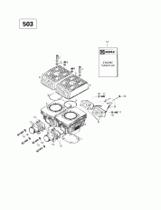 01- ,     (503) (01- Cylinder, Intake Exhaust Manifold (503))