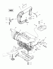 01-  Sport  Muffler (503) (01- Engine Support And Muffler (503))