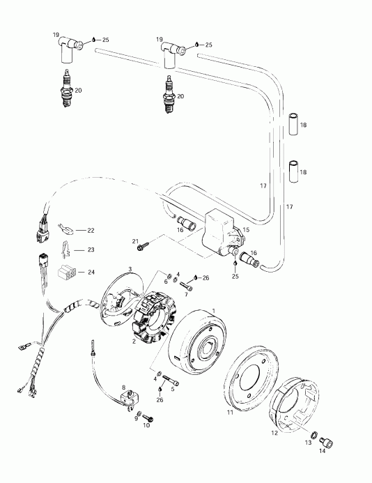 �������� SKIDOO Skandic 380/500, 1997 - Magneto