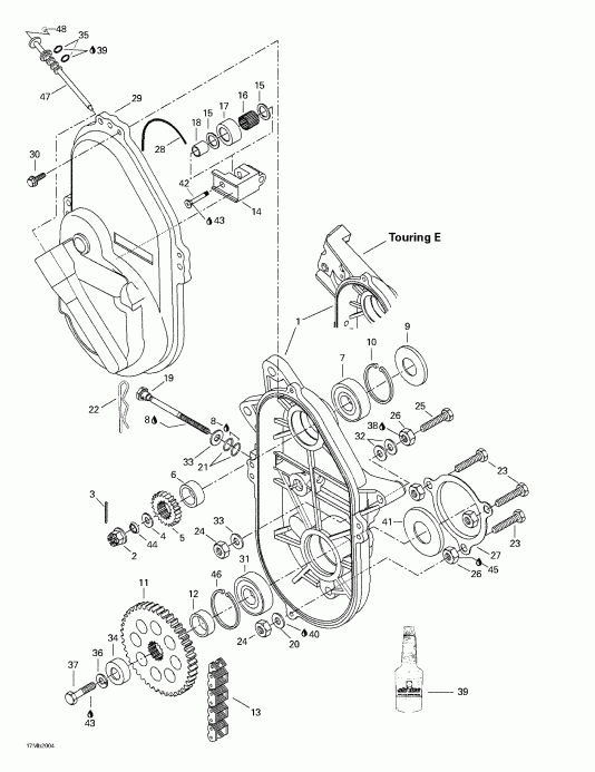 Skandic 380/500, 1997 - Drive Pulley (377)