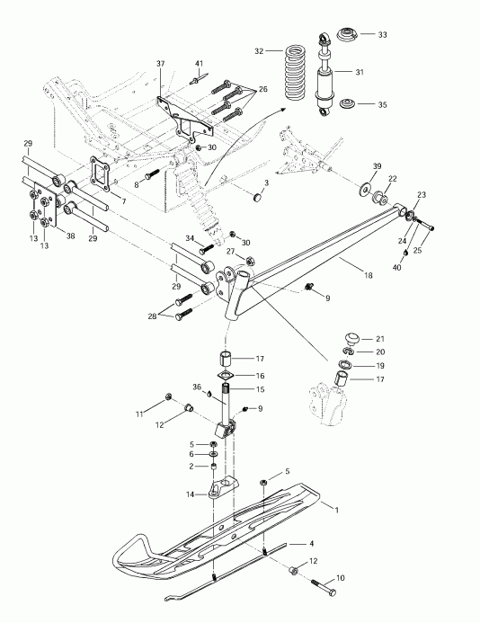 �������� BRP Skandic 380/500, 1997 - �������� �������� � ����