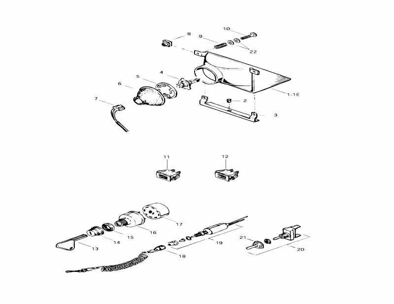 snowmobile Ski-doo Skandic Super Wide Track, 1997  -  System