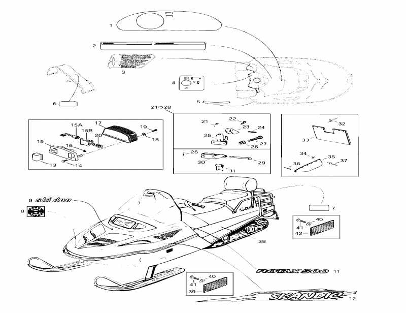  ski-doo  Skandic Wide Track, 1997 -   