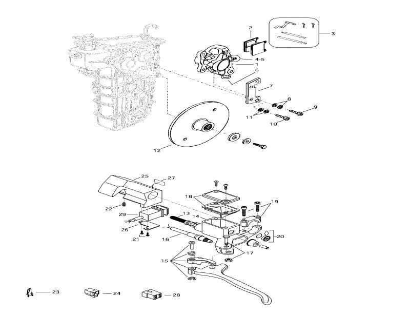 Skandic Wide Track LC, 1997  - Brake