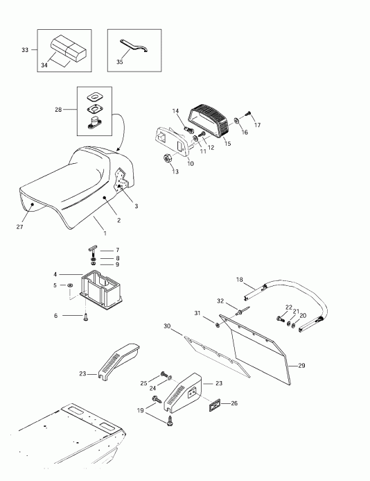 ski-doo - Seat And Accessories