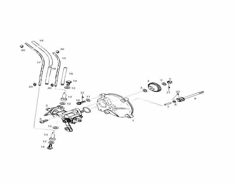 snowmobile BRP Touring E, 1997  - Oil Injection System