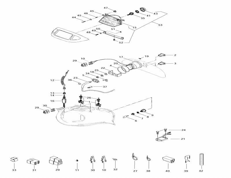snowmobile Skidoo - Electrical System